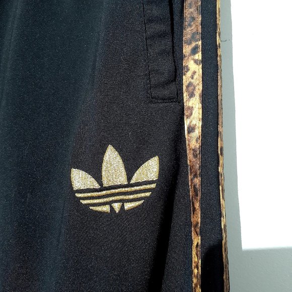 Adidas firebird track pants leopard print stripes - Picture 3 of 6